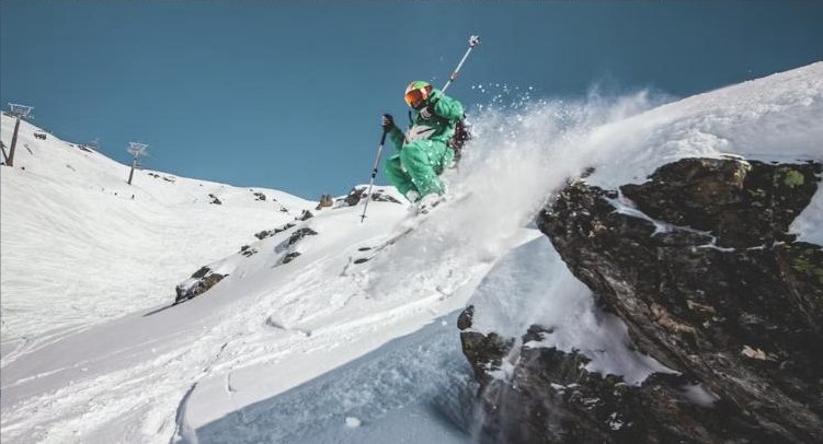 Saltando entre los pillows de nieve